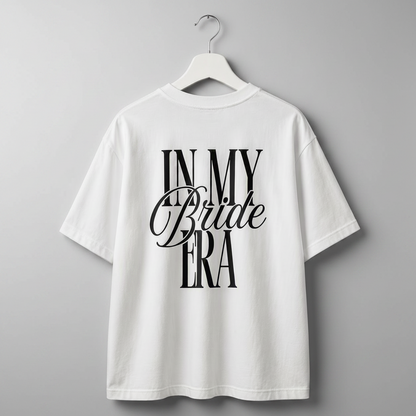 Bride T-Shirt mit Aufdruck In My Bride Era für JGA, Bridal Shower und Hochzeit